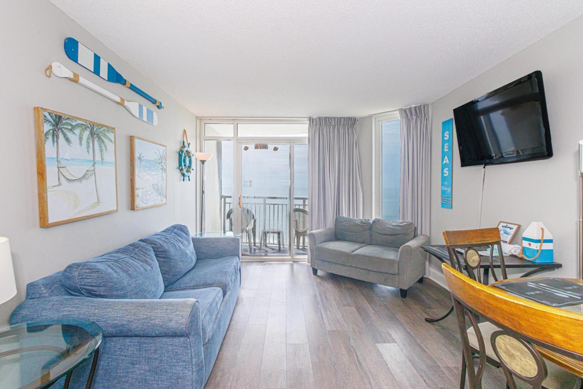 Beautifully Decorated Direct Oceanfront 1 Bedroom 1 Ba Condo Atlantica 1003 Myrtle Beach Exterior photo
